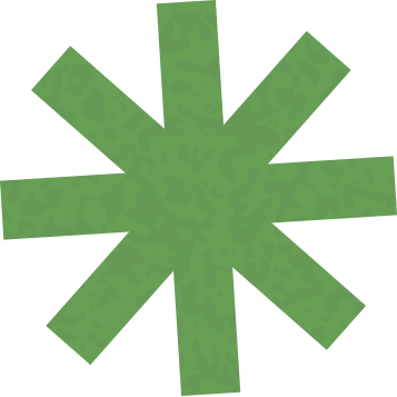 Flocon vert pale