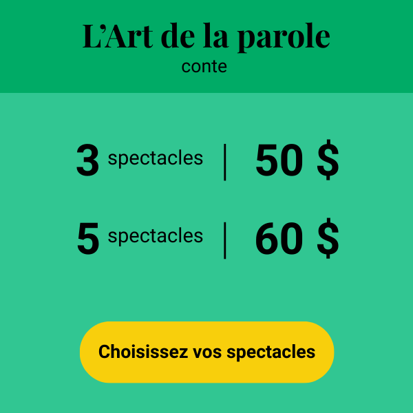 Forfaits L'Art de la parole