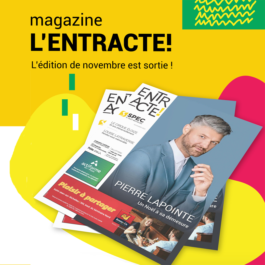Magazine Entracte novembre carré