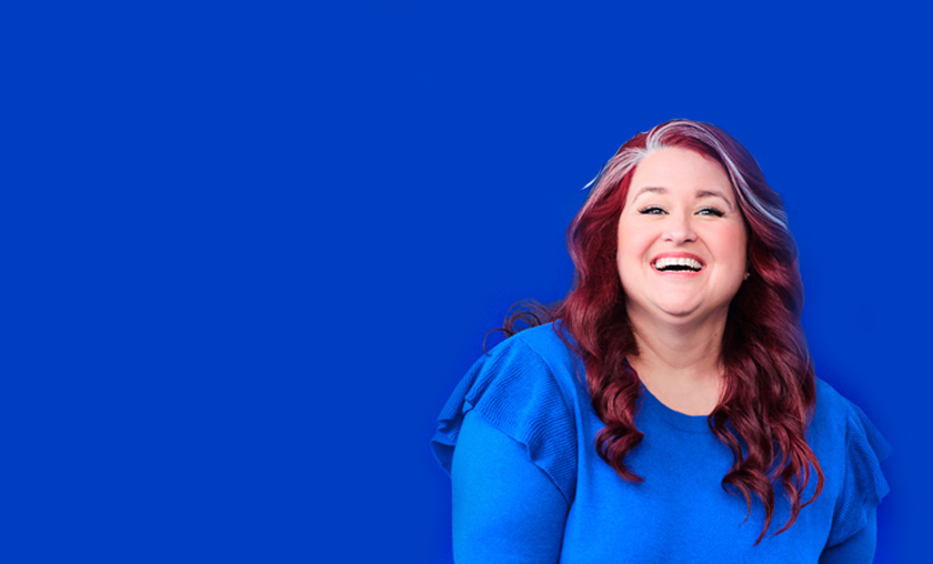 Melanie Couture tout bleu